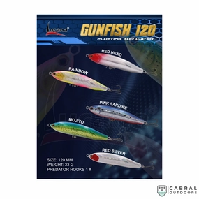 Lucana Gunfish Floating Topwater Lure | Size: 12 cm | 33 g