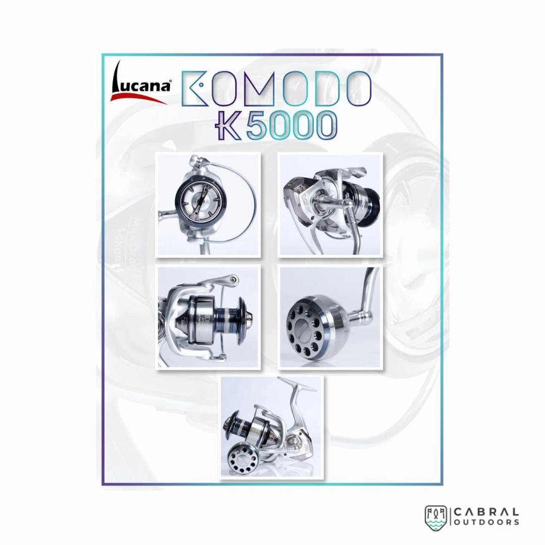 Lucana Komodo K5000-K6000 Spinning Reels