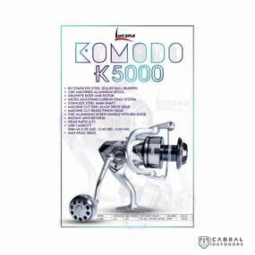 Lucana Komodo K5000-K6000 Spinning Reels