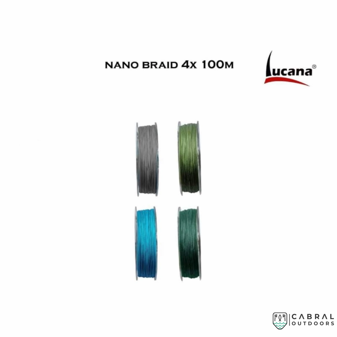 Lucana Nano Braid 4X Super Strong 100M Braid Line