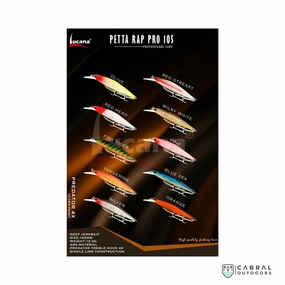 Lucana Petta Rap Pro 105 Deep Jerkbait | Size: 10.5cm | 15.5g