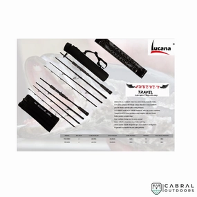 Lucana Phoenix X Carbon Technology 7ft-8ft Spinning Travel Rod