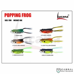 Lucana Popping Frog Lure 7cm | 18g