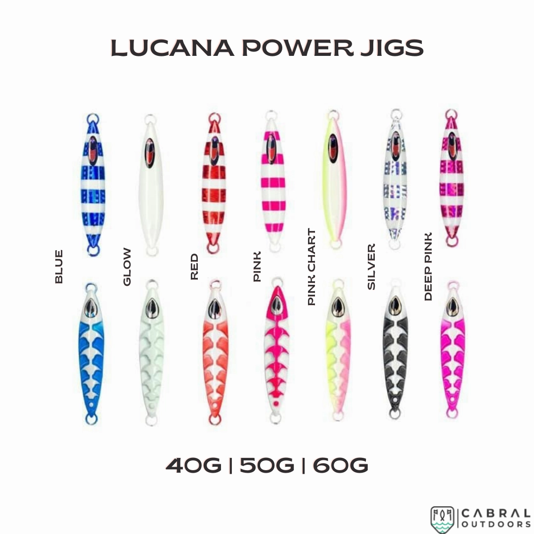 Lucana Power Jigs | 40g| 50g and 60g