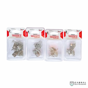 Lucana Predator 4X Ultra Point Treble Hook | Size:1-6