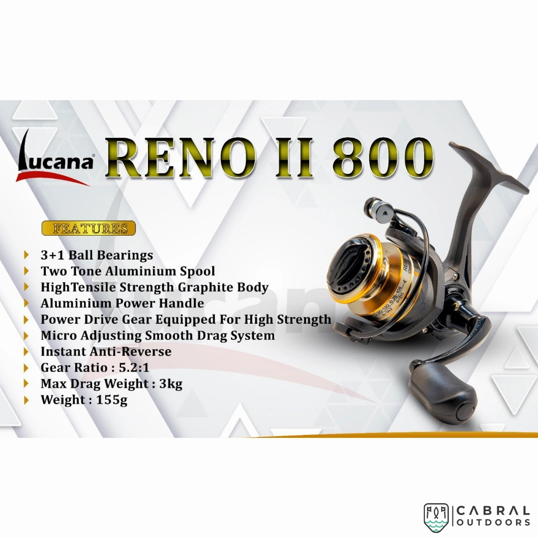 Lucana Reno II 800-6000 Spinning Reel