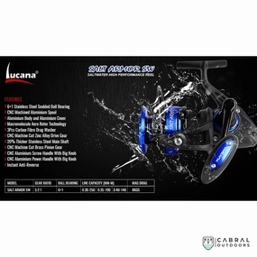 Lucana Salt Armor SW 4000 Spinning Reel