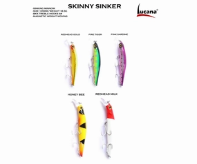 Lucana Skinny Sinker 105mm/18.5g, 1pcs/pkt