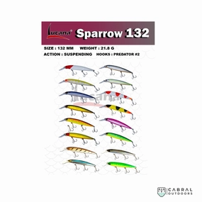 Lucana Sparrow Size: 132mm | 21.8g | 1pc/pck