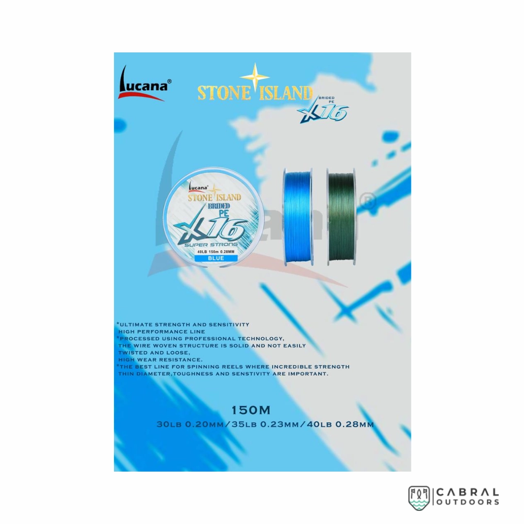 Lucana Stone Island 16X Braid Line | 150M