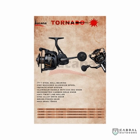 Lucana Tornado TD4000-6000 Spinning reel