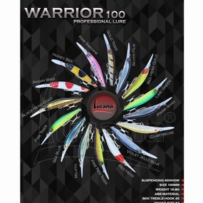 Lucana Warrior Size: 100mm | 15.8g| 1pc/pck