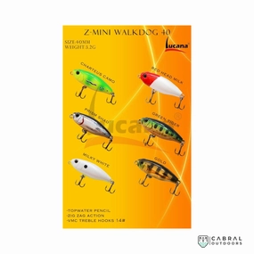 Lucana Z-Mini Walkdog Topwater Lure | Size: 40mm | 3.2g