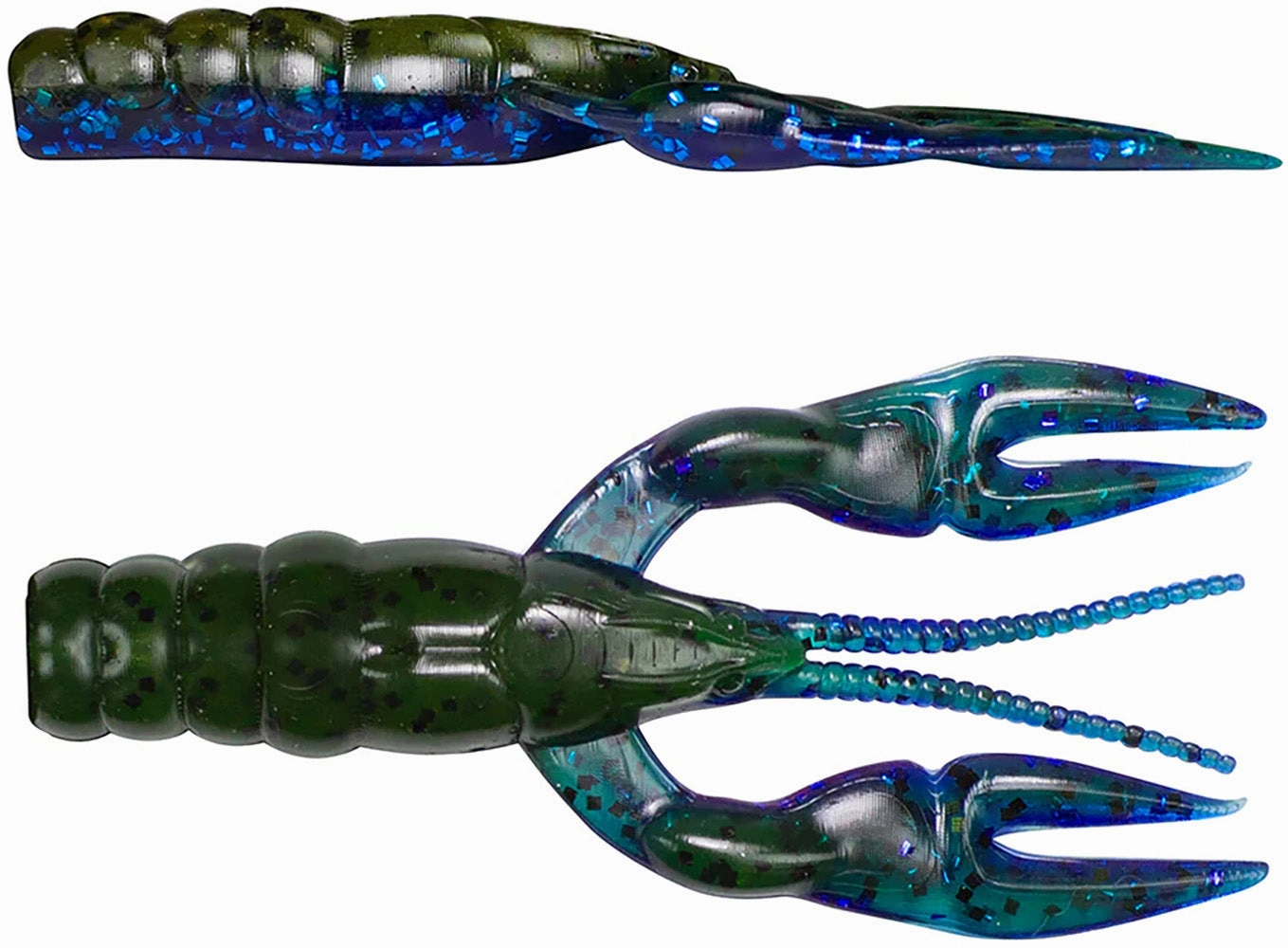 Lunkerhunt Finesse Craw 3 inch Soft Plastic Ned Craw 8 pack