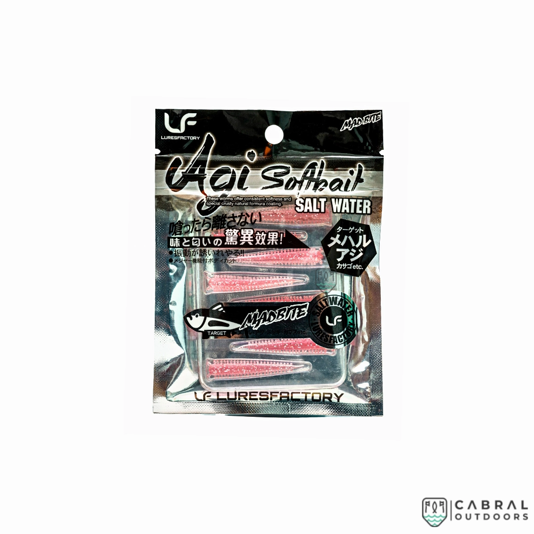 Lures Factory Aji Softbaits Pele | Size:3.8cm | 1g | 8pcs