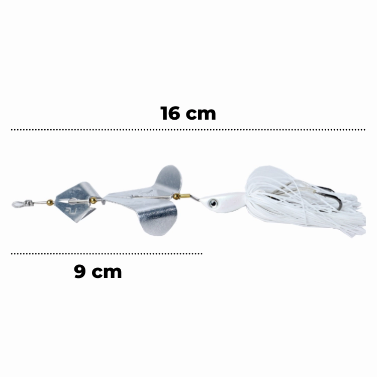 LuresFactory Zelep BuzzBait Slash Bait Spinner 25g | 12cm | size 3/0 | 1pcs/pkt