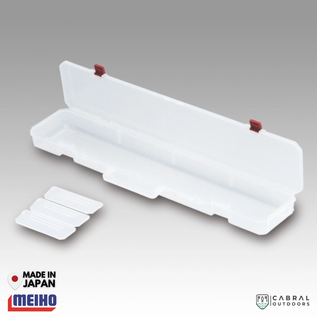 Meiho Long Case 620 | 4 Compartments Tackle box