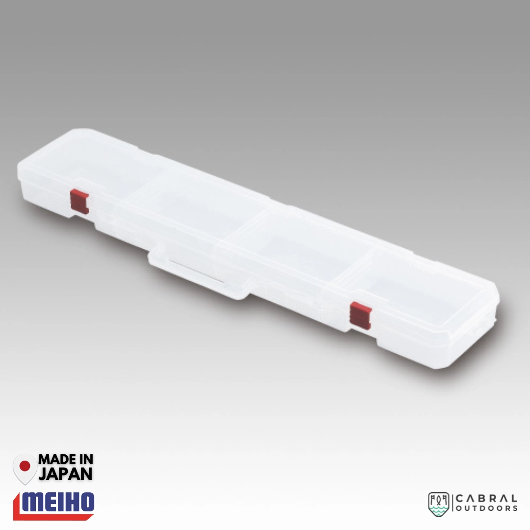 Meiho Long Case 620 | 4 Compartments Tackle box
