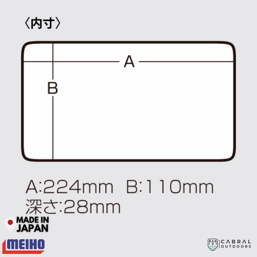 Meiho VS-820NDM | 6 Compartments Tackle Box
