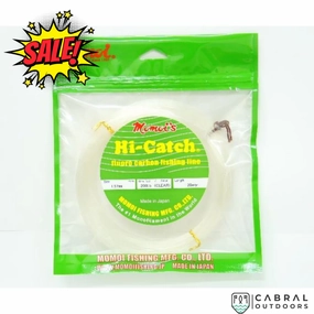 Momoi Hi-Catch Fluoro Carbon Leader 20mtr | 30lb-150lb | 0.52mm-1.28mm | Clear
