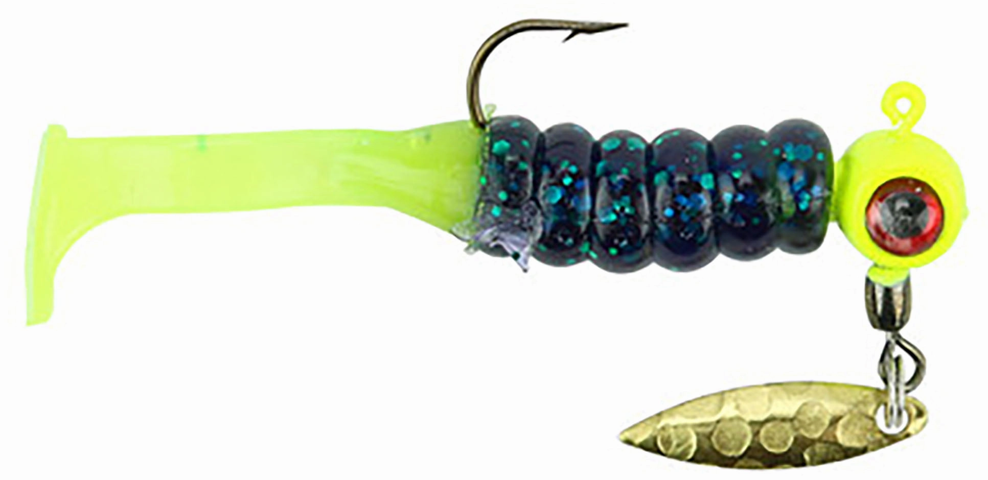 Mr. Crappie Sausage Head Jig Pre-Rigged w/Slabalicious Soft Plastic
