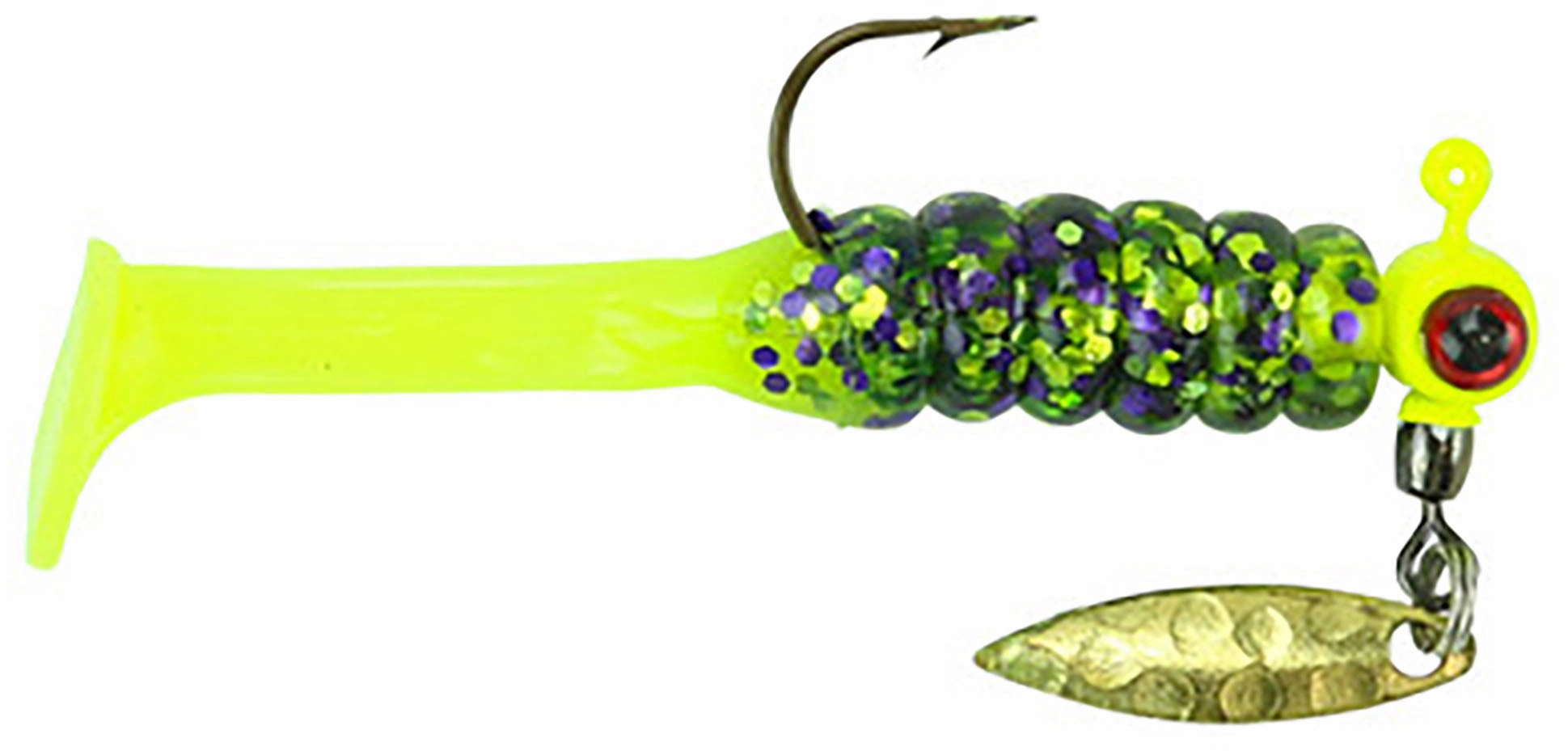 Mr. Crappie Sausage Head Jig Pre-Rigged w/Slabalicious Soft Plastic