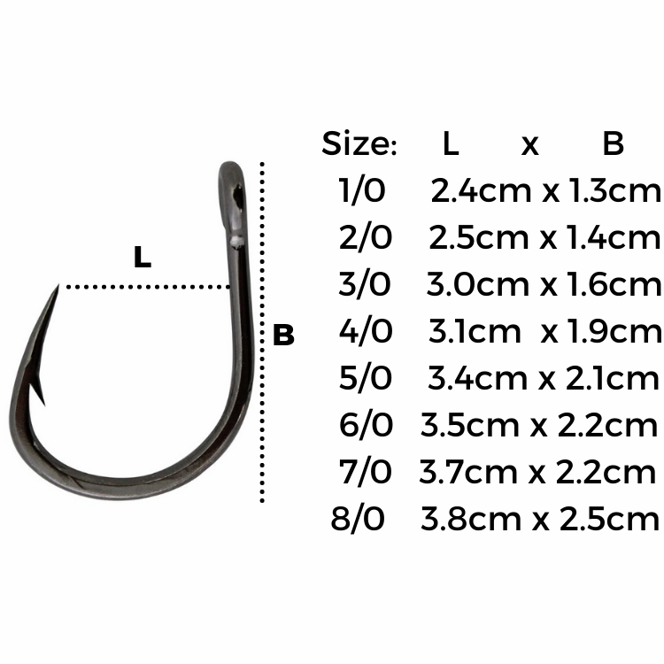 Mustad 10827NPBLN Hoodlum Live Bait 4x Strong Fishing Hooks