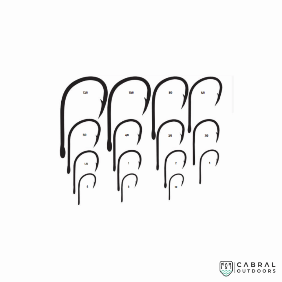 Mustad  10829NP Big Gun Fishing Hook   -Black Nickel