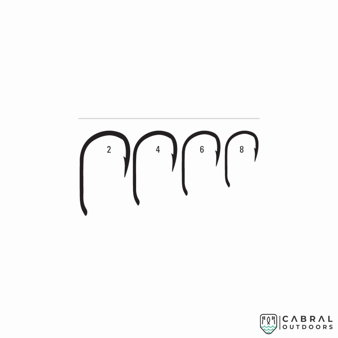 Mustad 60556NP-TX Carp XV2 Curve Shank Elite Fishing Hook |10Pcs/pack