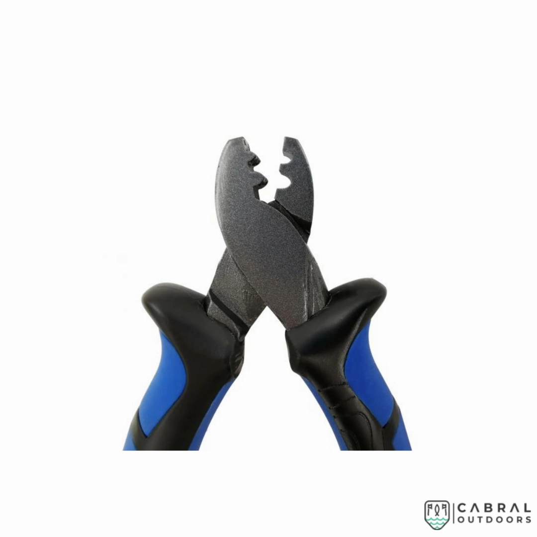 Mustad MT109 Crimping Pilers | Size: 5.5" - Blue