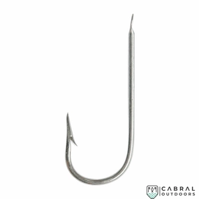 Mustad Round Bent Sea Single Hooks 2315 |100 Pcs| Size: 10-25