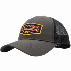 Nitro - Charcoal/Black Mesh Patch Cap