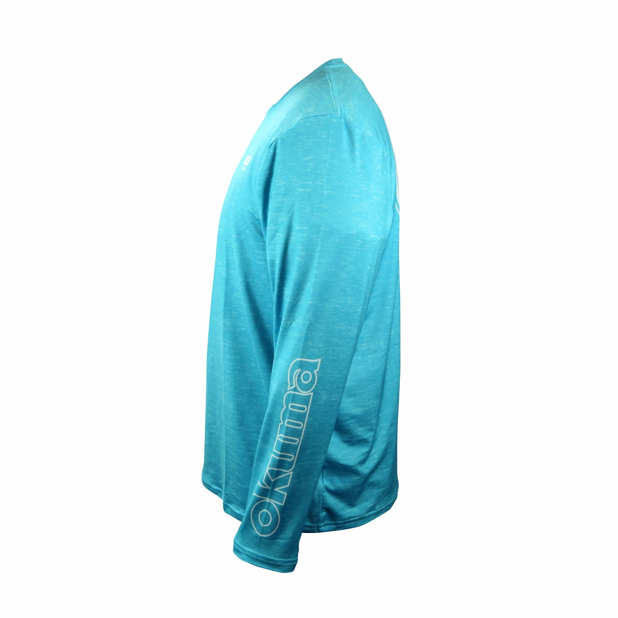 Okuma Long Sleeve Performance Sun Shirt - Blue/Green
