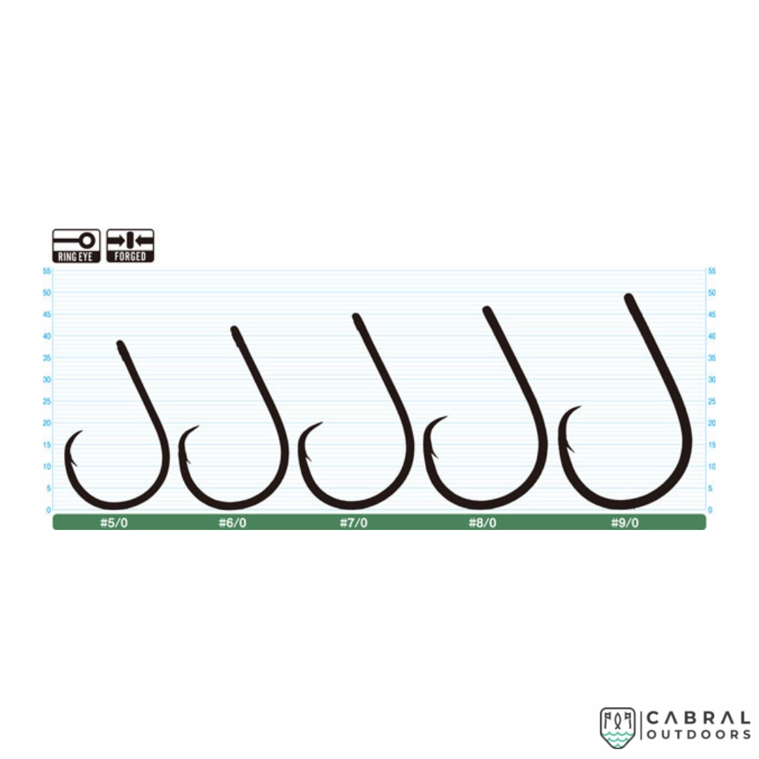 Owner 5179-151 SSW In-Line Circle Hook | Size : 5/0 | 7 pcs per pack