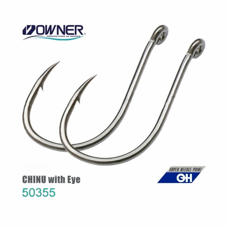 Owner Chinu with Eye Hook 50355 | Size: 3-3/0