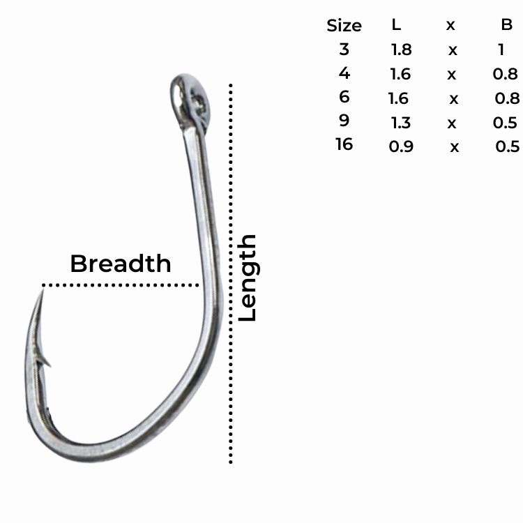 Owner Iseama with Eye Hook 50188 | Size: 3-16