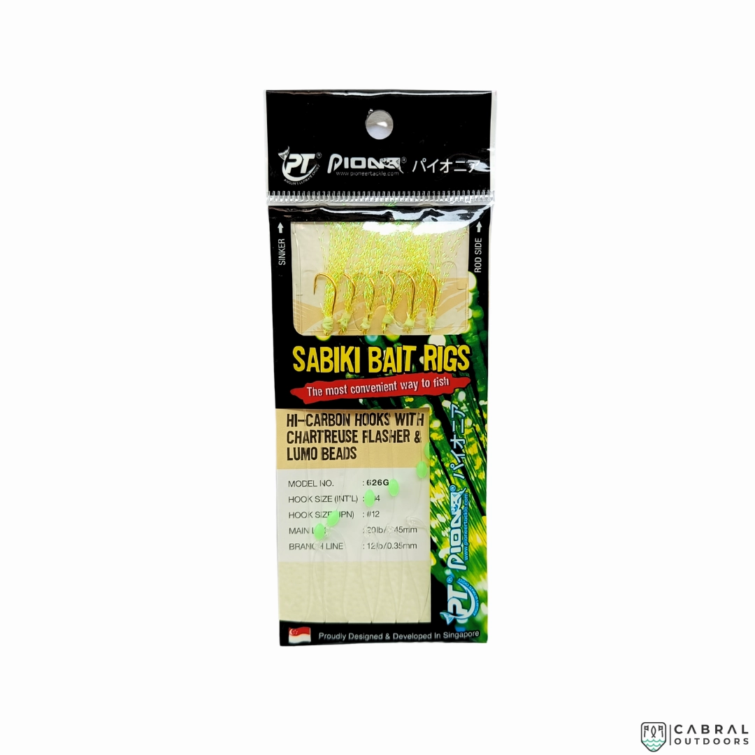 Pioneer Sabiki Bait Rigs 626G | #8-#12