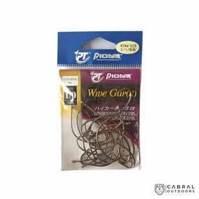 Pioneer Wide Gap(R) Worm Hooks | Size: 1/0-3/0