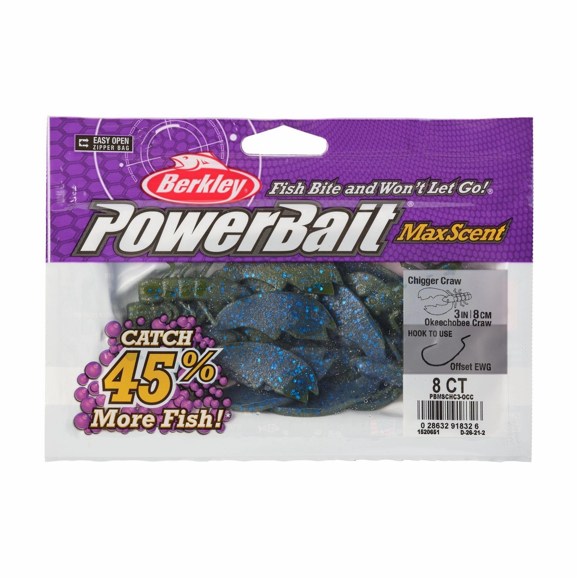 PowerBait MaxScent Chigger Craw - (3 inch)