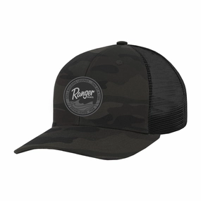Ranger Black Camo Hat
