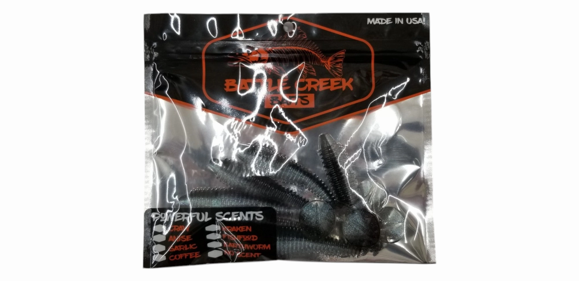 Ribbed Paddle Tail Swimbait - 3.8" (6 Pack)