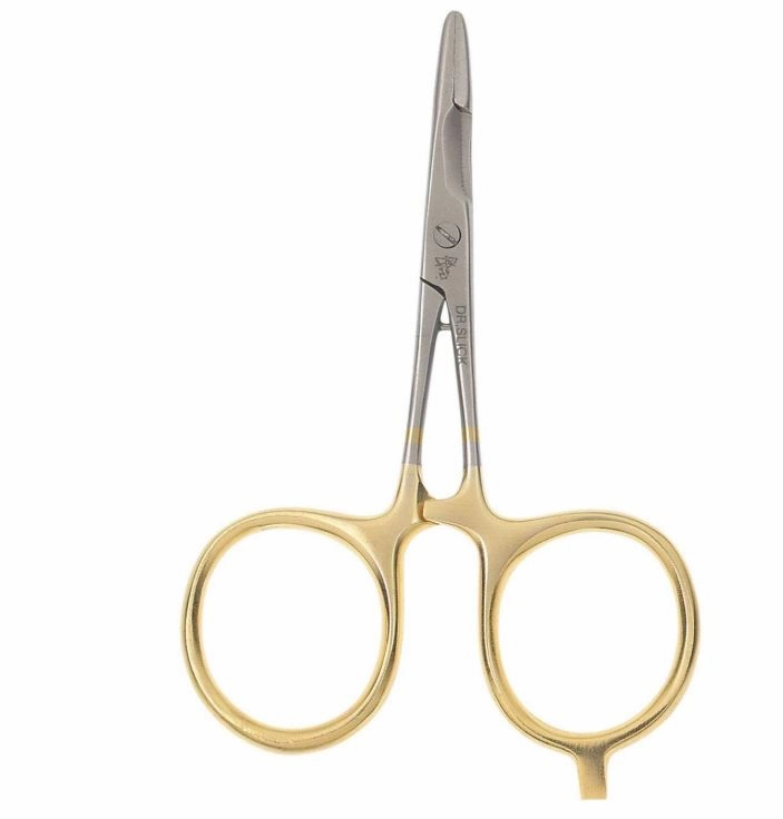 Scissor clamp 5.5" gold