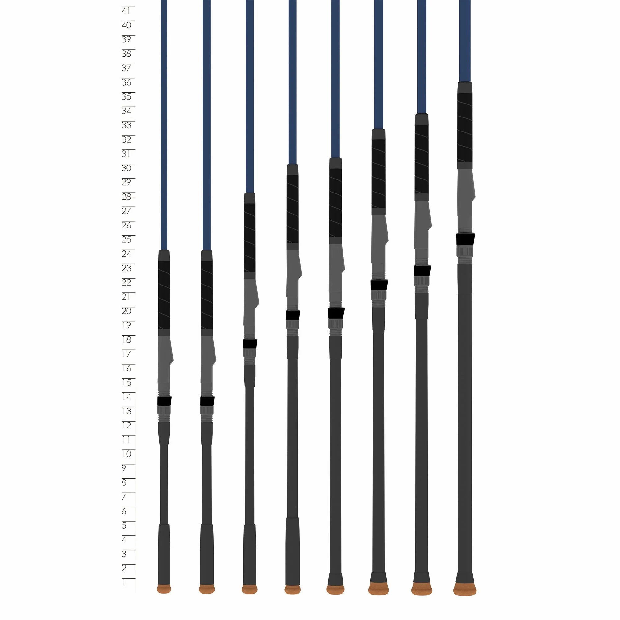 Seage 9' Medium Mod Fast Surf Spinning Rod 2pc SES90MMF2
