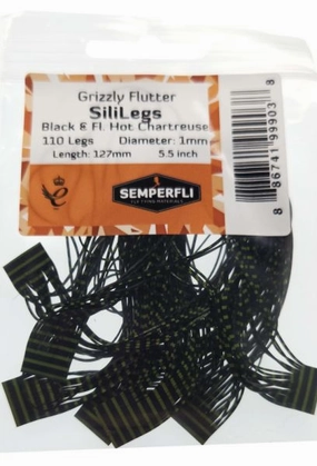 Semperfli SiliLegs Grizzly Flutter (Micro Legs)