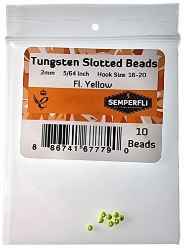 Semperfli Slotted Tungsten Beads