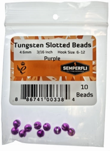 Semperfli Slotted Tungsten Beads