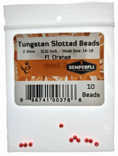 Semperfli Slotted Tungsten Beads