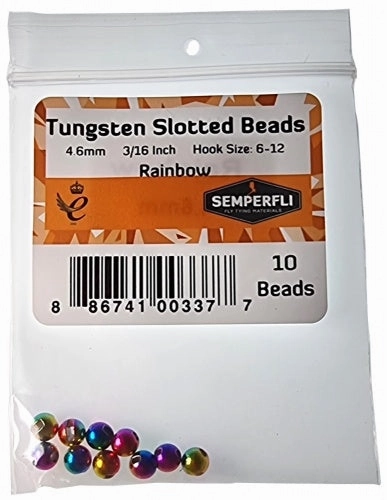 Semperfli Slotted Tungsten Beads