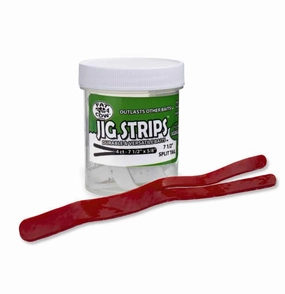 Split Tail Jig Strips - 7.5" (4 Count)