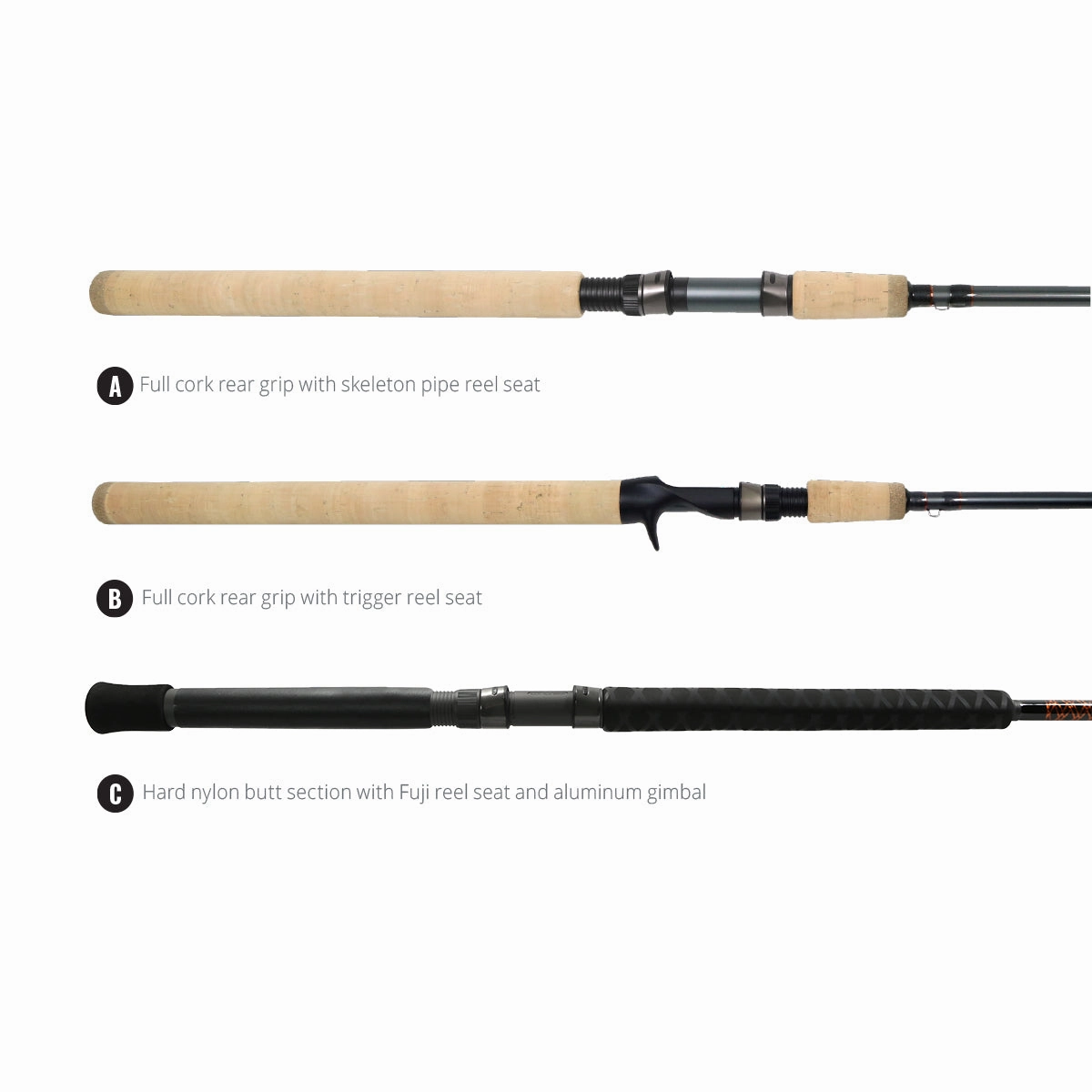 SST "a" Kokanee, Trout, & Halibut Rods